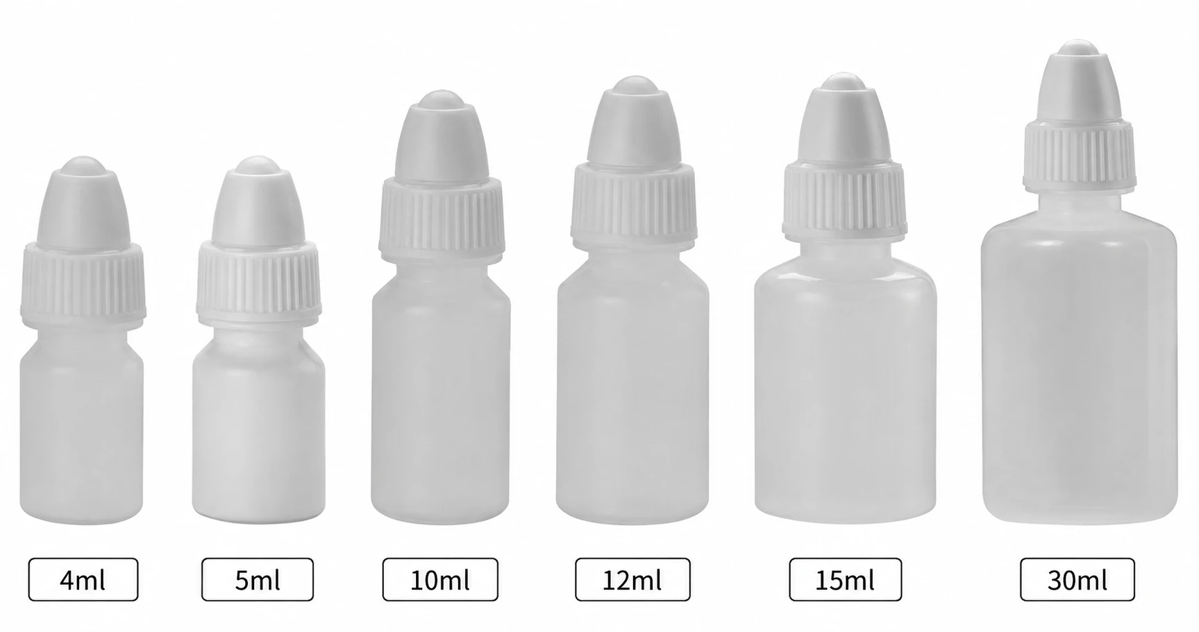 LDPE 彩色螺旋盖滴瓶