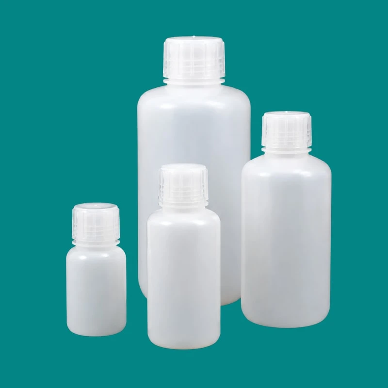 本色 HDPE 窄口试剂瓶